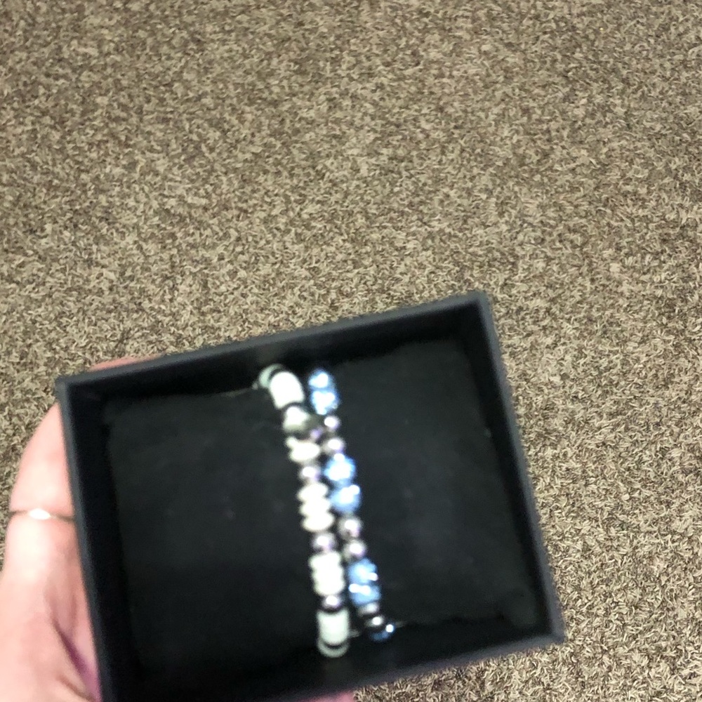 Two Small Rustic Cuff Bracelets - image 1